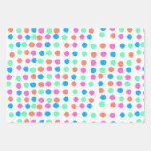 Spring Pastel Spots Inpakpapier Vel (Voorkant 2)