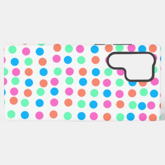 Spring Pastel Spots Samsung Galaxy Hoesje (Achterkant horizontaal)