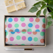 Spring Pastel Spots Tissuepapier (Geschenk)