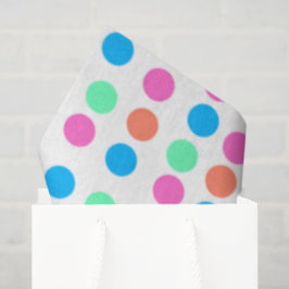 Spring Pastel Spots Tissuepapier