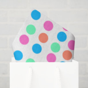 Spring Pastel Spots Tissuepapier