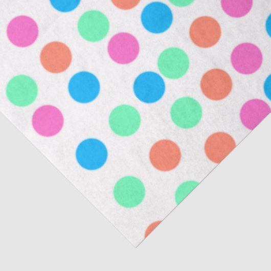 Spring Pastel Spots Tissuepapier (Detail)