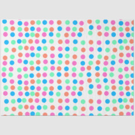 Spring Pastel Spots Tissuepapier