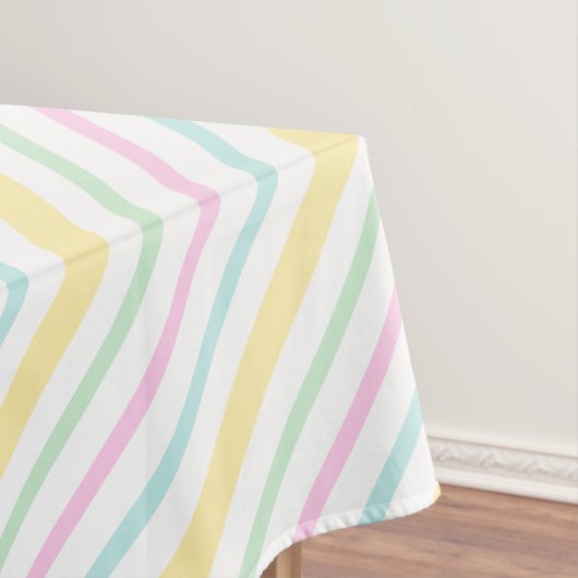 Spring Pastel Stripe Tafelkleed (Voorbeeld)
