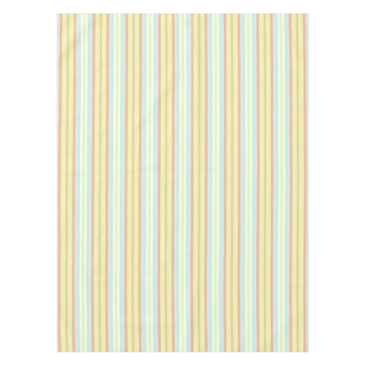 Spring Pastel Stripes Town & Country Tablecloth Tafelkleed (Voorkant)