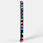 Spring Pastel vlekken op zwart Samsung Galaxy Hoesje (Rechterkant)