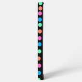 Spring Pastel vlekken op zwart Samsung Galaxy Hoesje (Linkerkant)