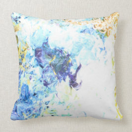 Spring Pastels Blue Waves van Artandra Kussen