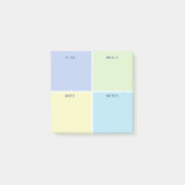 Spring Pastels Daily Organizing Post-it® Notes (Voorkant)