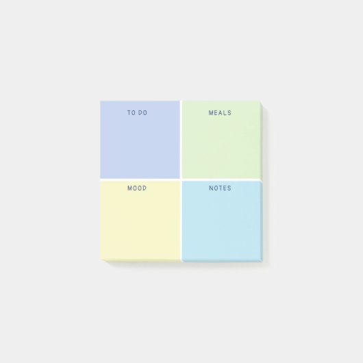 Spring Pastels Daily Organizing Post-it® Notes (Voorkant)