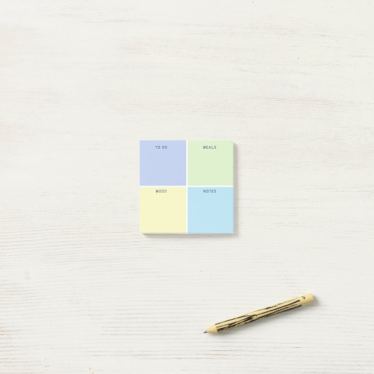 Spring Pastels Daily Organizing Post-it® Notes (Op bureau)