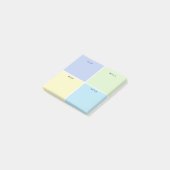 Spring Pastels Daily Organizing Post-it® Notes (Schuin)