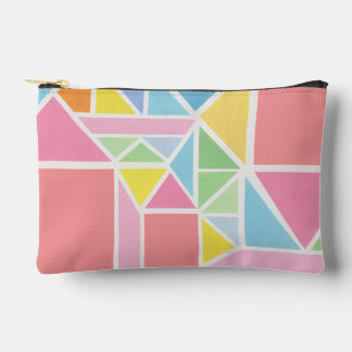 Spring Pastels geometrische print Etui