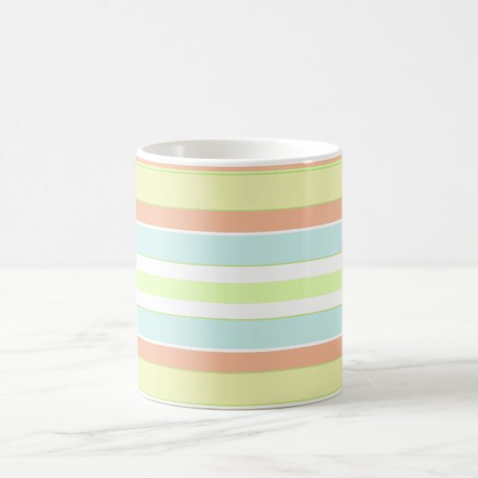 Spring Pastels Stripe Mok (Center)