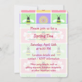 Spring Patches Party Uitnodiging (Voorkant)