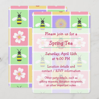 Spring Patches Party Uitnodiging