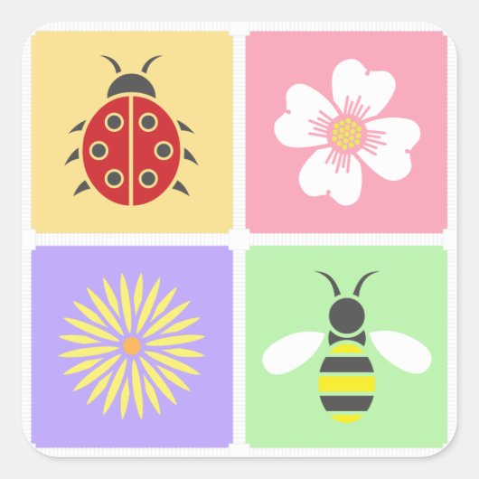 Spring Patches Sticker (Voorkant)