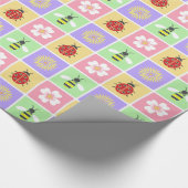 Spring Patches Verpakpapier Cadeaupapier (Hoek)