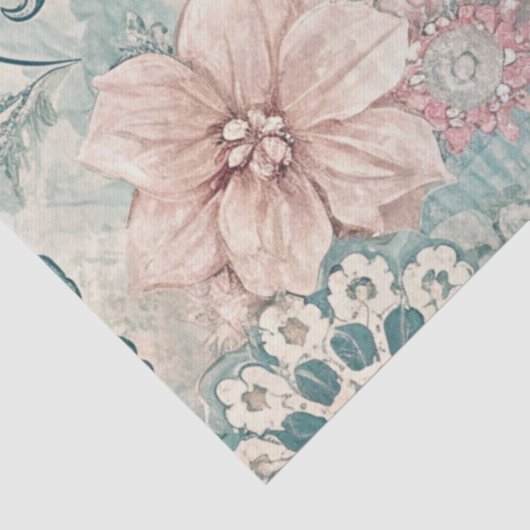 Spring Patchwork naadloos Tissuepapier (Detail)