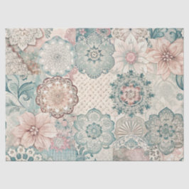 Spring Patchwork naadloos Tissuepapier