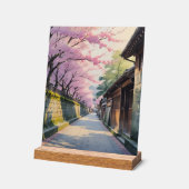 Spring Pathways of Kyoto Acryl Bord (Hoek)