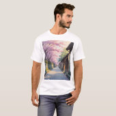 Spring Pathways of Kyoto T-shirt (Voorkant volledig)