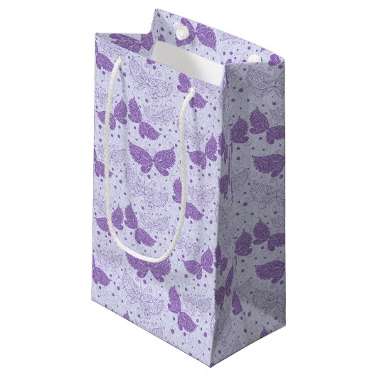 Spring Pattern Klein Cadeauzakje (Voorkant Gekanteld)