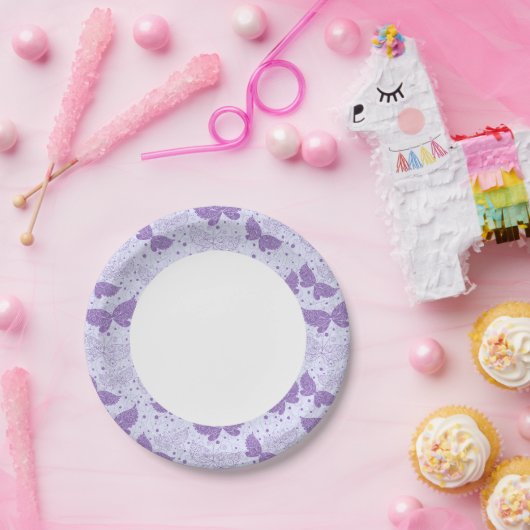 Spring Pattern Papieren Bordje (Feest)