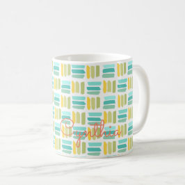 Spring Pattern Zomer Kleurrijke NAAM Artisan Fun Koffiemok