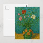 Spring Pea in vaas Briefkaart (Voorkant / Achterkant)