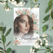 Spring Peachy Floral | Foto van Arch Afstuderen Aankondiging