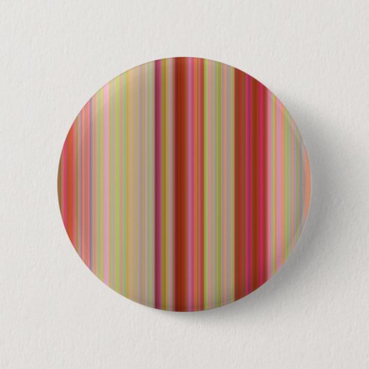 Spring Peachy Stripes Ronde Button 5,7 Cm (Voorkant)