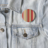 Spring Peachy Stripes Ronde Button 5,7 Cm (In situ)