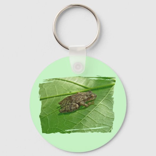 Spring Peeper (Pseudacris crucifer) Treefrog Items Sleutelhanger (Voorkant)