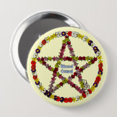 Spring Pentical Ronde Button 4,0 Cm (Voorkant /achterkant)