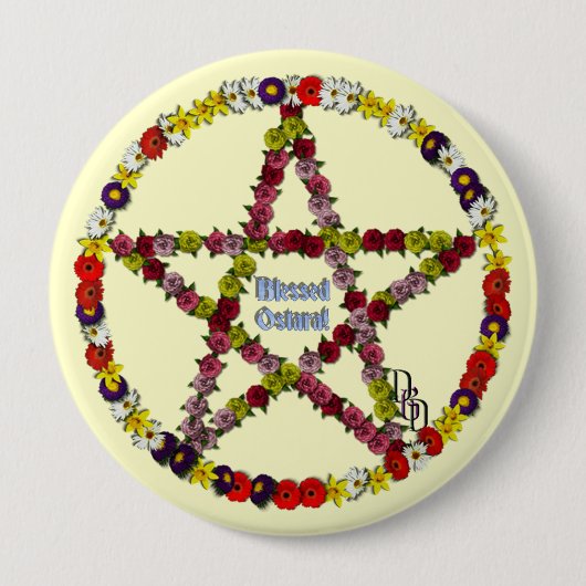 Spring Pentical Ronde Button 4,0 Cm (Voorkant)