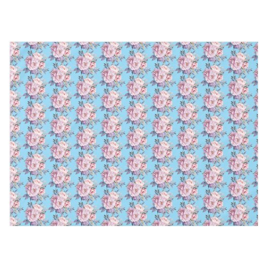 Spring Peonies tafelkleed (Voorkant (Horizontaal))