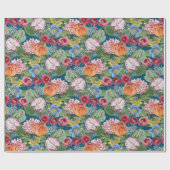 Spring Peonies Tulips Flowers Garden Cadeaupapier (Vlak)
