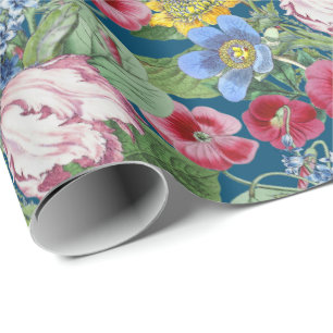 Spring Peonies Tulips Flowers Garden Cadeaupapier