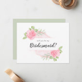 Spring Peony wordt mijn briefkaart (Voorkant / Achterkant in situ)