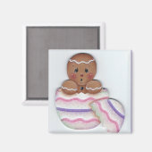 Spring peperkoek Baby net uitgekomen Magneet (Voorkant / Achterkant)