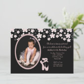 Spring Performance Photo Invitation Kaart (Staand voorkant)