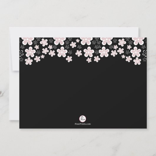 Spring Performance Photo Invitation Kaart (Achterkant)