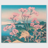 Spring Picnic onder Cherry Tree Flowers Mount Fuji Cadeaupapier (Vlak)