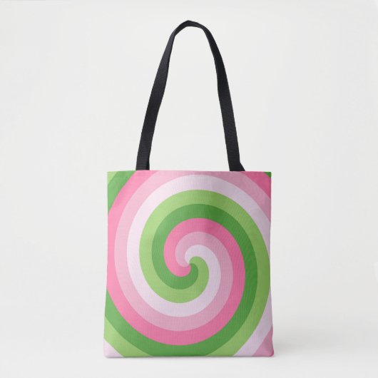 Spring Picnic Spiral Tote Bag (Voorkant)