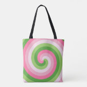 Spring Picnic Spiral Tote Bag (Achterkant)