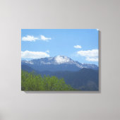 Spring Pikes Peak canvas Afdruk (Voorkant)
