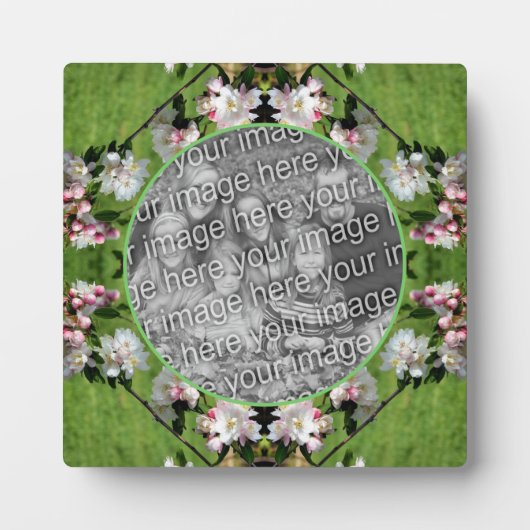 Spring Pink and White Blossoms Voeg je foto toe Fotoplaat (Voorkant)