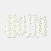 Spring Pink Floral Krans Vrijgezellenfeest Bedankdoosjes (Uitgevouwen)