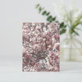 Spring Pink Magnolia Briefkaart (Staand voorkant)